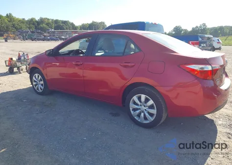 2016 Toyota Corolla Le from USA, damaged, VIN 5YFBURHE3GP500249